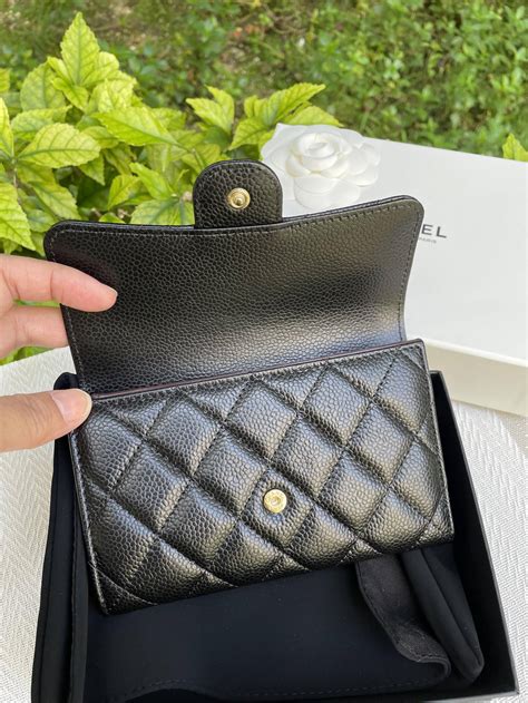 chanel uk card holder|Chanel card holder hk price.